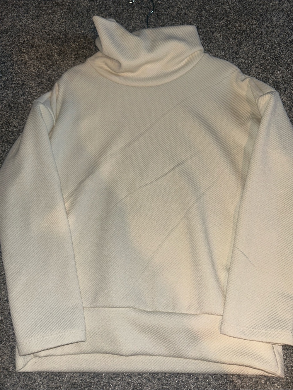 NWOT Boutique Cream Turtleneck Sweater